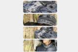 Outdoor Wide Brim Sun Hat With 2 Solar Fans Fishing And Beach Hat With Built In Fan -Patterned Grey V1308-DSZKI-62-3