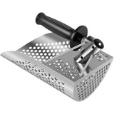Sand Scoop 304 Stainless Steel Beach Metal Detector Scoop with Detachable Handle Sturdy Digging V1366-AZ2-W-15590