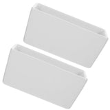 2-Pack Ceramic Sugar Packet Holders and Tea Bag Bowls, Rectangular Containers for Sugar, Butter, and V1370-AZ4-21500
