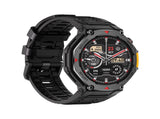 M-Rex4 Men Rugged GPS Smart Watch, 5ATM Waterproof Bluetooth Call Fitness Tracker Heart Rate Sleep V1300-M-REX4-BLACK