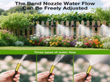 200Ft 1/4" Drip Irrigation System,Garden Irrigation Kit with 32pcs Adjustable Copper V1107-CS-ZDJHQ20032