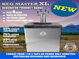 Keg King - Kegmaster Series XL Kegerator - Fastap Quadruple Tap V225-XL4TFP