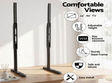 Artiss Universal TV Stand for 24-86 inch TVs LED Screen Table Top Desktop Mount TV-MOUN-3004-BK