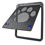 Dog Pet Screen Door Cat Door Sliding Screen Pet Door With Magnetic Flap Lock Automatically For Small V1369-AZ3-W-15938
