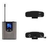 UHF Wireless Headset Microphone with Receiver Lavalier Microphone Set Style 1 V1263-JX-7001-2