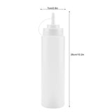 720ml 10pcs / Set Plastic Condiment Dispenser for Sauce Oil Cream Vineger V1294-YM0901-JY13531-01