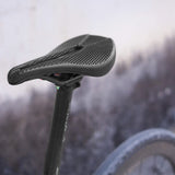 1 pcs Bicycle 3D Printed Saddle Comfortable Honeycomb Cycling Road Bike MTB Bike Seat Cushion black V1192-AZ-W-11529