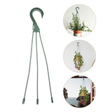 10 Pcs Plastic Hanging Basket Hooks Hanging Planter Holders Flower Pot Hangers for Outside Plants V1366-AZ2-W-13147