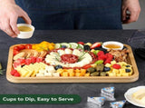 Charcuterie Boards with Lid, Bamboo Cheese Board Set with Locking Lid with Handle, Charcuterie Board V1258-DP02-C-129