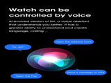 S11 Pro Smart Watch, Bluetooth Calling, Heart Rate & Sleep Monitor, Smartwatch for Men WomenSilver V1300-S11PRO-SILVER