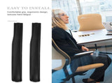 Black Ergonomic Office Armrest Cushion 48.5 x 6 x 3.5 cm Multifunctional Comfort Support Pad for V1369-AZ3-W-15787