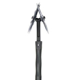 Rotary Cultivator Tool, Hand Held Garden Cultivator with Detachable Tines for Reseeding Grass Or V1369-AZ3-W-05148