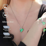Infinity Love Heart Necklace, Birthstone Necklace for Women, Jewelry for Women with Healing V1164-325799