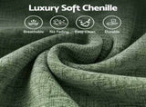 Artiss Comfort Boneless Sofa for Living Room Green Luxury Chenille SBED-K-CNIE-2S-GN