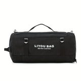 Vintage multifunctional canvas backpack, 20-35L large capacity, transformable & multi-carry, 100% V1232-DYSJB-FB-003