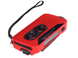 Emergency Radio Hand Power Generation Solar Radio with LED Flashlight 2000mah Charging for Camping V1294-YM0523-3115220020412