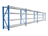 Centurion Standard 3 Bay Heavy-Duty All Steel Shelving 2m 1200kg Rack LS-099-3
