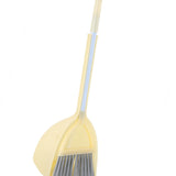 Kids Dustpan Set Soft Fur Plastic Small Broom Dustpan for Baby Kids Toys Kindergarten Yellow V1294-YM0716-3117220141612