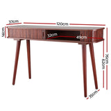 Artiss Console Table 2 Drawers 120CM FURNI-C-CST-01-BR