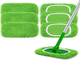 4 Pack Reusable Duster Refill for Hand Duster & 6 Pack Reusable Microfiber Mop Pads for V1258-DP02-F-259