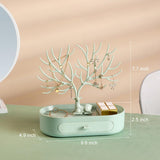 Antlers Jewelry Display Stand with Drawer, Tree and Deer Jewelry Rack Organizer or Ring Earrings V1370-AZ4-07048