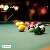 Two Part Assemble Hardwood Pool Cue Stick with 125Mm Tip for Quality Performance and Convenient V1369-AZ3-W-16483