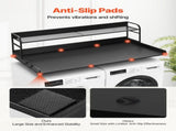 Washer Dryer Countertop with Shelf 54"x27" Wooden Washer Dryer Cover Black V952-XYTM54INCHHSDRLVGV0