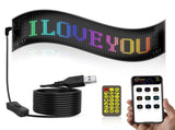 LED Flexible Display APP BT Car Advertising Full Color Intelligent Vehicle Sticker Soft V1294-YM0901-L6717-3