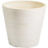 Cream and White Engraved Pot 17cm V637-DP9550017
