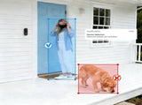 Wireless Video Doorbell Camera Outdoor Doorbell Camera - Black V1263-JX-8099-1