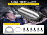 Catalytic Converter Compatible with 1998-2002 Honda Accord 2.3L, Direct-Fit High Flow Series Cat V952-SYCHQ98-02BTYG001V0