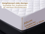 Grey Waterproof Quilted Protector - 4 Layer Breathable & Soft V888-ELOSUNG55462-3