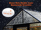 6 Pack Polycarbonate Greenhouse Panels, 3.96' x 1.98' x 0.157" Roof Panels Sheets, Waterproof UV V952-SLWDBBSTM6J03UTBJV0