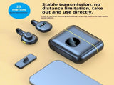 Wireless Lavalier Mini Clip On Mic with Charging Case, Battery, Noise Canceling Lapel V1192-AZ-W-2693