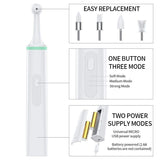 Electric Pet Toothbrush, Dog Cleaning Kit, Dog Tooth Polisher, Pet Dog Electric Toothbrush V1369-AZ3-W-01371