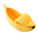 Darzheoy Banana Pet Bed, Cute Funny Fruit Bed with Removable Cushion for Dogs, Indoor Cats, Rabbits, V1189-WXFWAL-20260326-03174