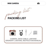 Mini Retro Keychain Camera - 48MP Photos, 1080P HD Video with Built-in Filters & Flash V888-ELOSUNG35512