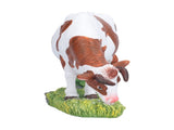 Cow Figurines Brown and White Model Ornament Animal Sculpture Resin Crafts for HomeLower Head V1294-YM0714-3111210267912