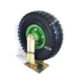 4x 10 Inch Swivel Castor Caster Pneumatic Tyres Wheels Trolley Cart Wheelbarrow V324-10IN-4X350