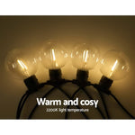 Jingle Jollys 68m LED Festoon Lights Sting Lighting Kits Wedding Outdoor Party LIGHT-B-G80-70-WW