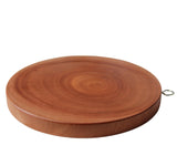 Round Wooden Chopping Board, 30 cm Natural Hardwood Kitchen Cutting Board V1188-MS-617-136