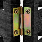 Artiss 4 Panel Room Divider Screen 163x170cm Woven Black RD-C-8001-4P-BK