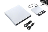 USB 2.0 Slim Protable External CD-RW Drive Writer Player for Laptop Notebook PC Desktop Computer V1263-JX-6363-2