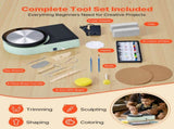 Mini Pottery, 158 mm Turntable, Forward and Reverse Rotation, Adjustable Speed, Electric Clay V952-ETLPJFXLSWJBV8R4E001V3