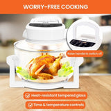 Pronti 17L Digital Family Turbo Convection Oven Broiler Cooker - White OVN-CKN-17D-WH