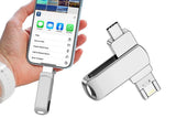 4 in 1 USB Drive Photo Stick USB 3.0 Memory Stick Storage for Photos Backup -Rotating USB V1263-JX-7599-6