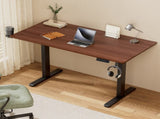 Artiss Standing Desk Motorised Dual Motor Electric Walnut 140CM HASD-B-M14-WA-AB