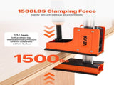 Bar Clamps for Woodworking, 2-Pack 76.2 cm Parallel Clamp Set, F-Clamp with 680 kg Load Limit, Even V952-FJ30INCH2GPXIMF6O001V0