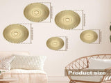 Metal Plate Wall Decor Minimalist Gold Wall Decoration Hangable Gold Wall Home Decor Metal Wall V1369-AZ3-W-11946