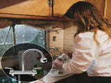 Sink Faucet,Rv Faucet Kitchen Sink Faucet Sink Faucet With Rotatable Spout With Rotatable V1369-AZ3-W-16464